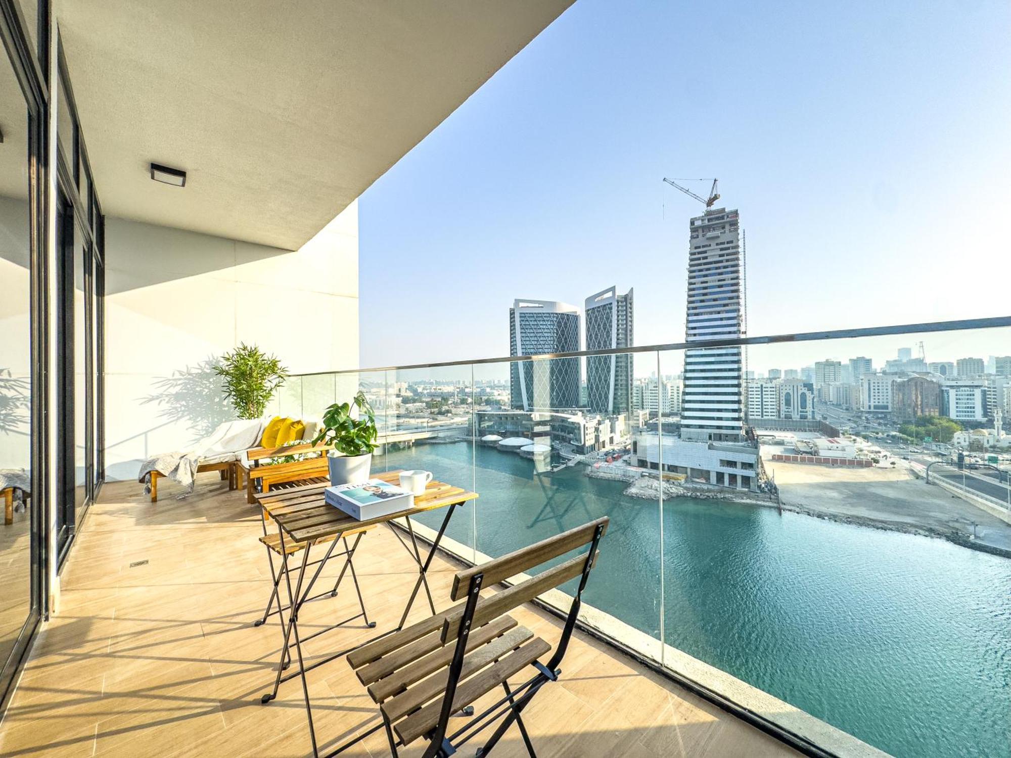 Appartamento Full Canal View - Upgraded - Huge Balcony - 5 Min Walk From Adgm, Cleveland & Galleria - Ideal For Corporate Guests & Business Professionals